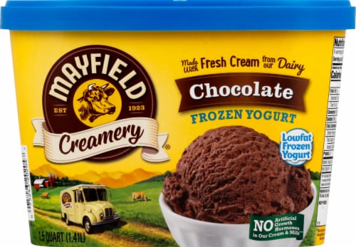 Mayfield Creamery® Lowfat Chocolate Frozen Yogurt Tub