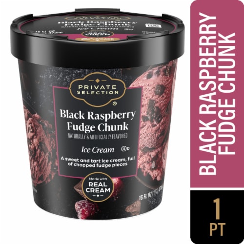 Private Selection® Black Raspberry Fudge Chunk Ice Cream Pint