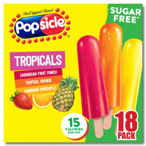 Popsicle Tropicals Sugar Free Ice Pops