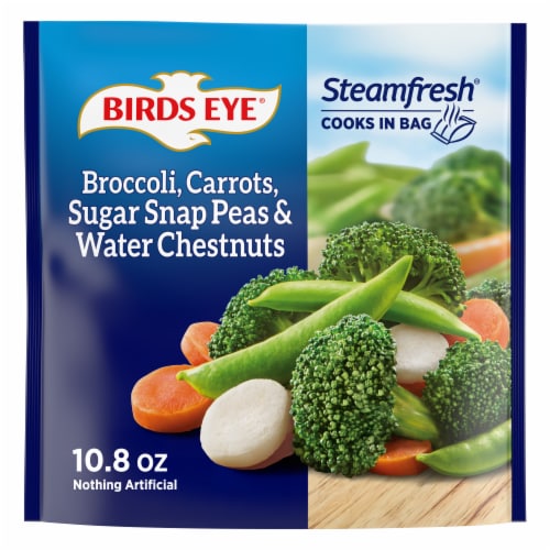 Birds Eye Steamfresh Broccoli, Carrots, Sugar Snap Peas, Water Chestnuts, Frozen Vegetables