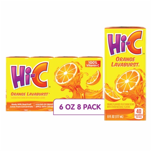 Hi-C® Orange Lavaburst Juice Drink Cartons