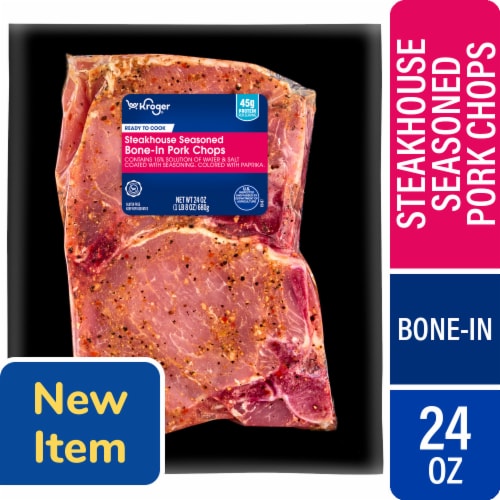 Kroger® Steakhouse Seasoned Bone-In Pork Chops