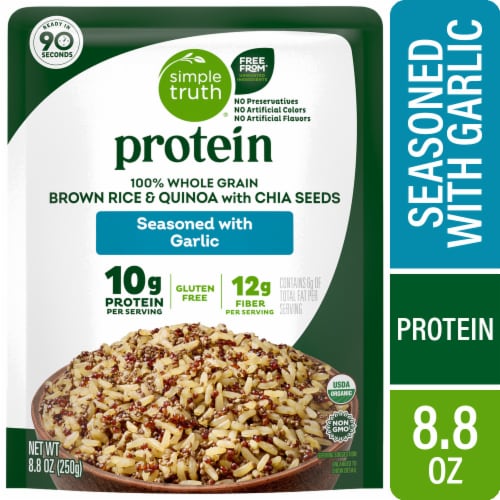Simple Truth® Protein Garlic Brown Rice and Quinoa with Chia Seeds