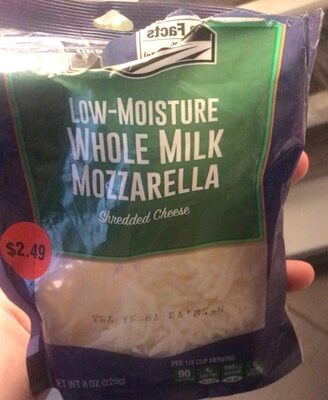 Urban Meadow WHOLE MILK MOZZARELLA SHREDS 8oz