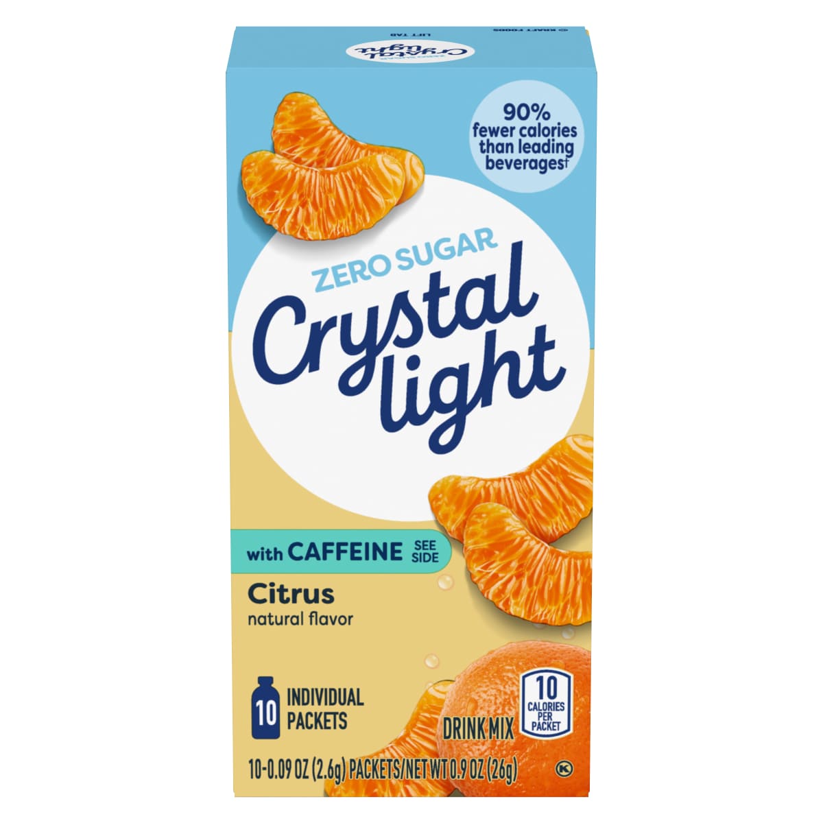Citrus Powdered Drink Mix with Caffeine