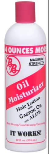 BB® Maximum Strength Oil Moisturizer Hair Lotion with Castor Oil & Aloe