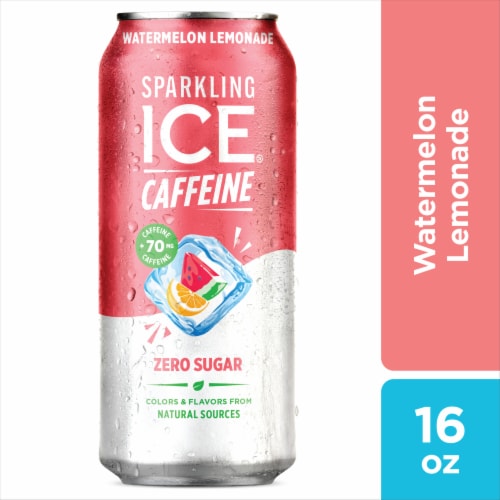 Sparkling Ice Caffeine Zero Sugar Watermelon Lemonade Sparkling Water