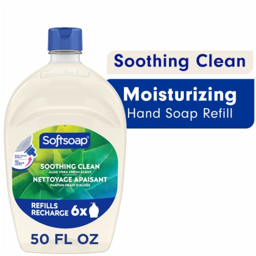 Softsoap Soothing Clean Liquid Hand Soap with New Easy Pour Spout Aloe Vera Fresh Scent