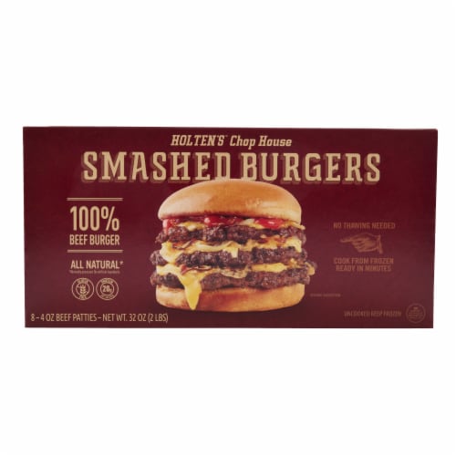Holten's Chop House Smashed Beef Burger Patties