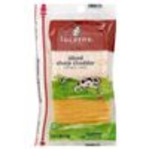 LUCERNE SLICED SHARP CHEDDAR CHEESE 8 OZ
