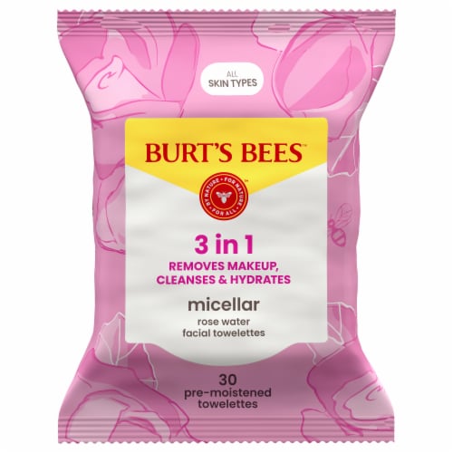 Burt's Bees Micellar Rose Water Face Wipes