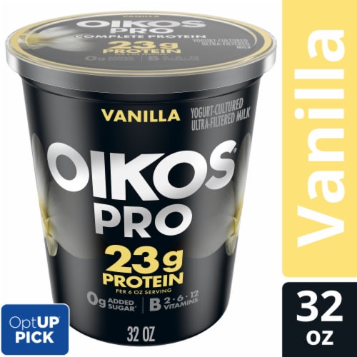 Oikos Pro 23g Protein Vanilla Yogurt-Cultured Ultra-Filtered Milk Product Tub