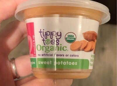 Tippy Toes Organic Sweet Potatoes Plastic Cup 4oz
