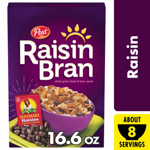 Post Raisin Bran Cereal Breakfast Cereal with Raisins and Bran Flakes - 16.6 oz