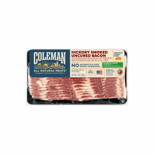 Coleman Hickory Smoked Uncured Bacon