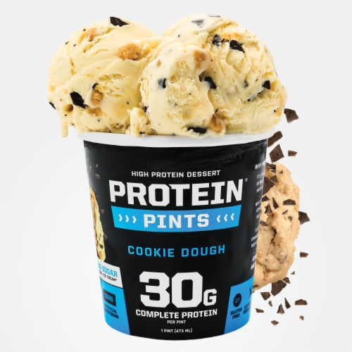 Protein Pints Cookie Dough High Protein Ice Cream Pint
