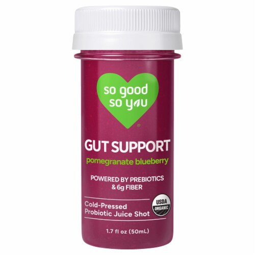 So Good So You® Gut Support Pomegranate Blueberry Probiotic Shot
