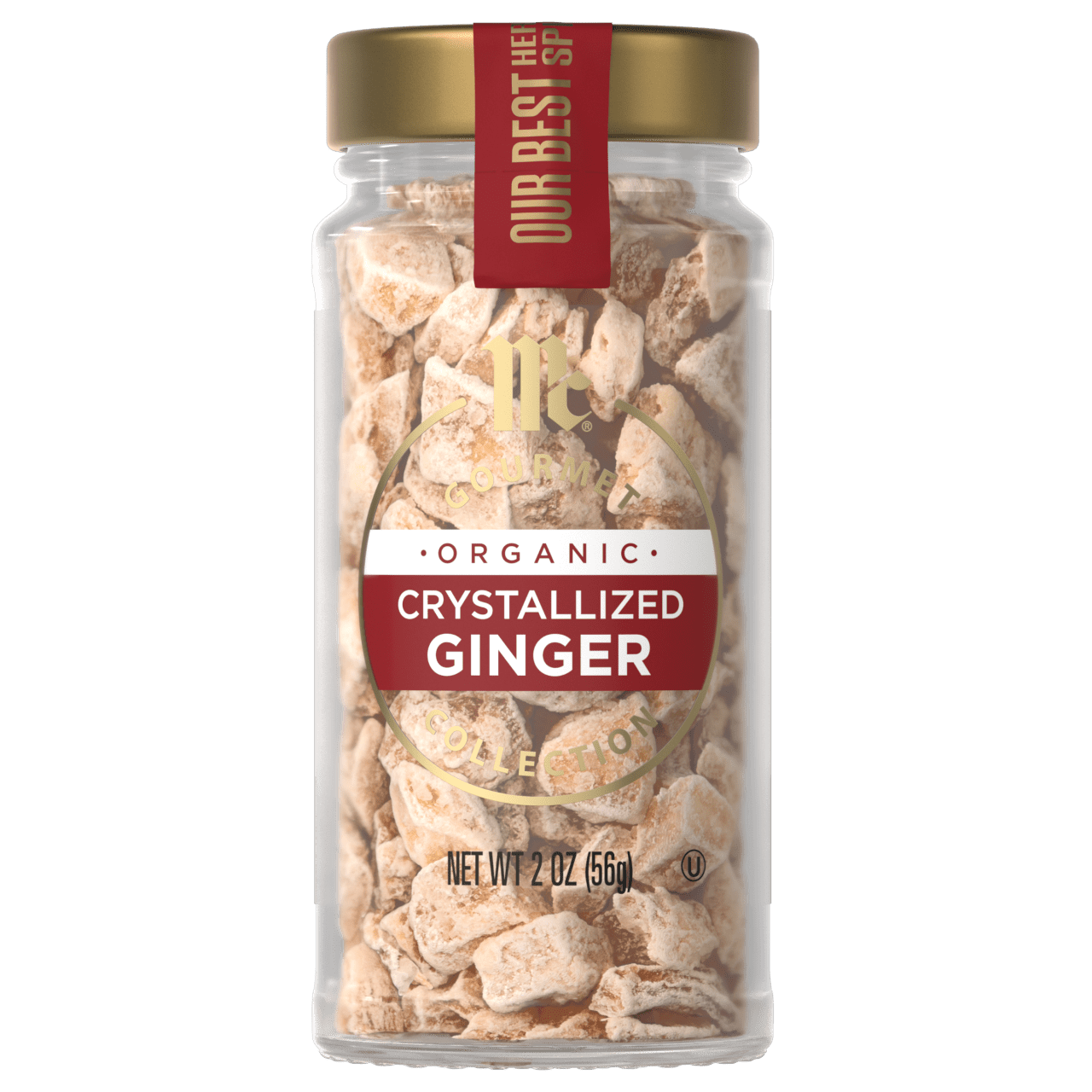 McCormick Gourmet Organic Crystallized Ginger, 2.0 oz