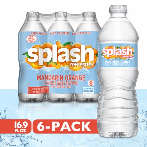 Splash Refresher Mandarin Orange Flavored Bottled Water