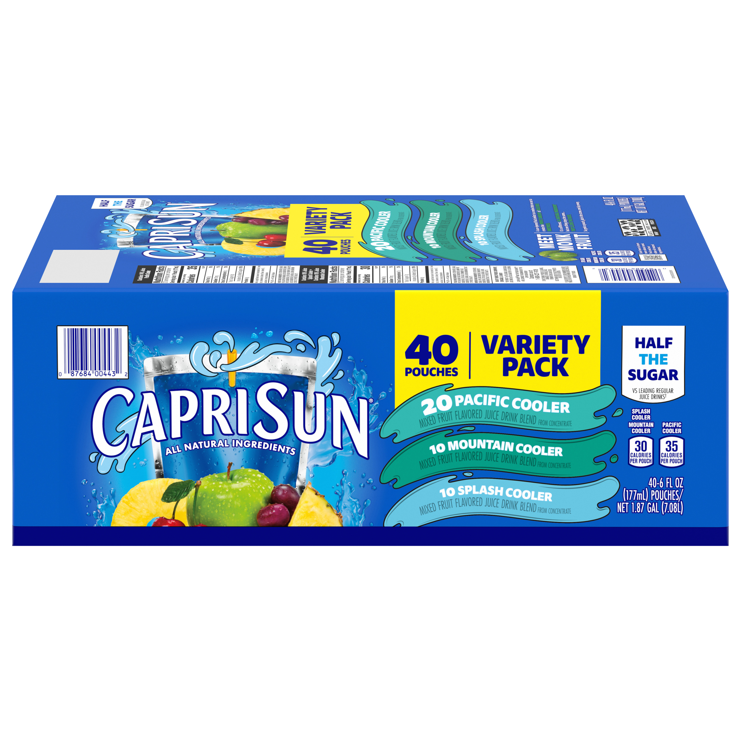 Pacific Cooler, Mountain Cooler & Splash Cooler Naturally Flavored Juice Drink Variety Pack