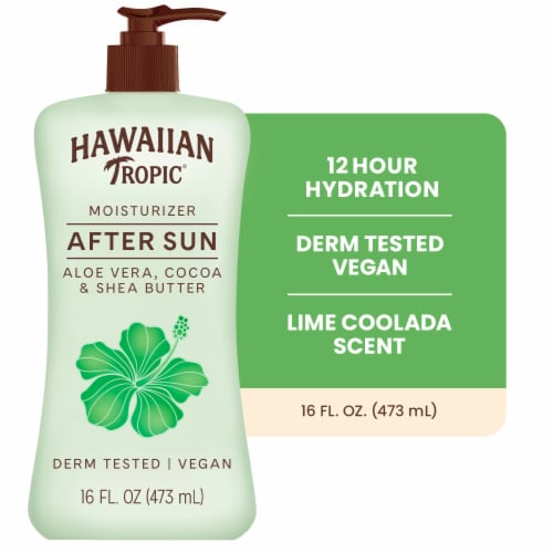Hawaiian Tropic Lime Coolada After Sun Lotion Skin-Nourishing With Shea Butter + Aloe Vera