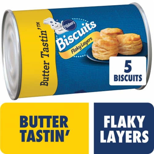 Pillsbury Flaky Layers Butter Tastin' Biscuits