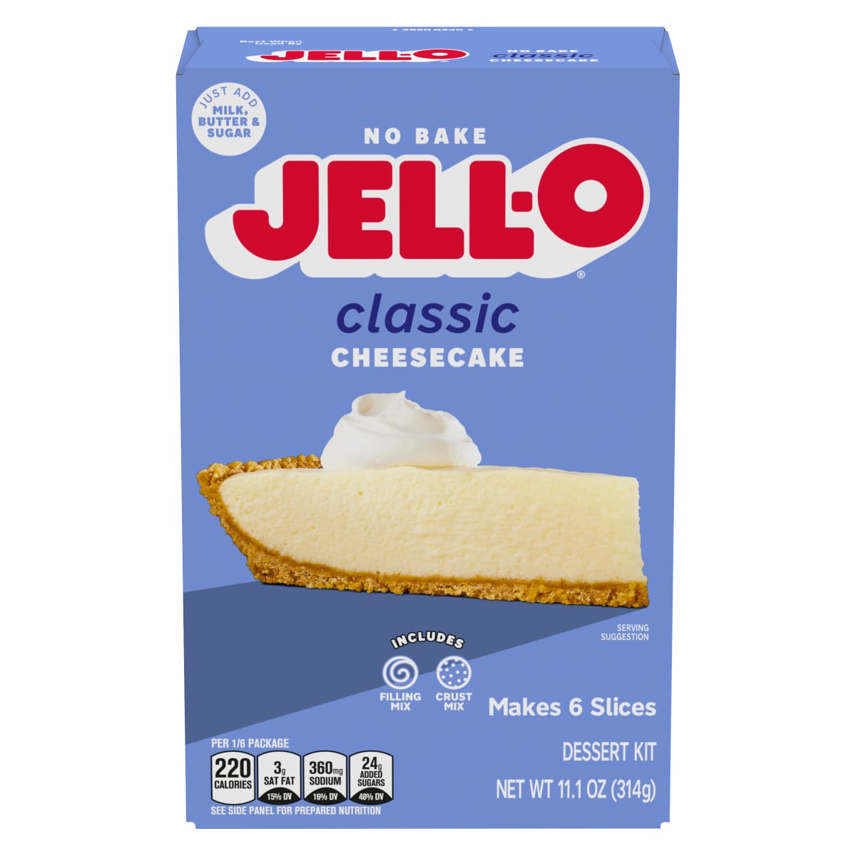 Classic Cheesecake Dessert Kit with Filling Mix & Crust Mix