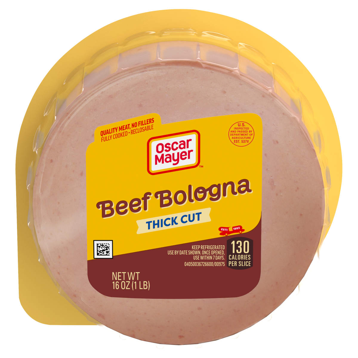 Thick Cut Beef Bologna Sliced Deli Meat