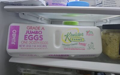 Kreider Farms Grade A Jumbo White Eggs 1dz
