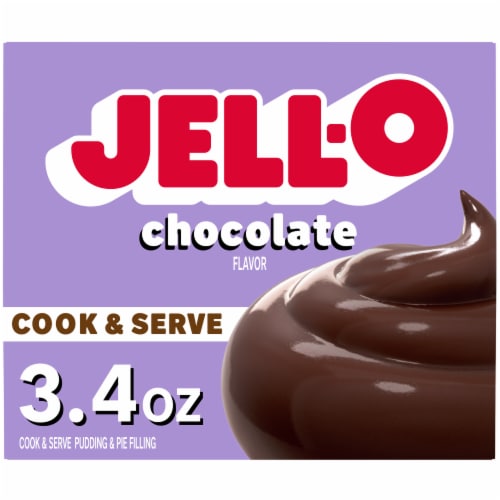 Jell-O Cook & Serve Chocolate Flavor Pudding & Pie Filling Mix, Box