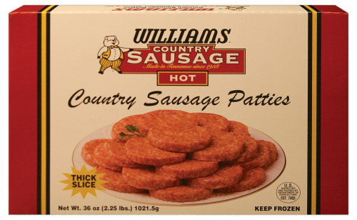 Williams Hot Country Sausage Patties
