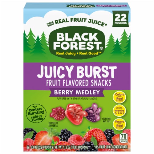 Black Forest® Juicy Burst Berry Medley Fruit Snacks