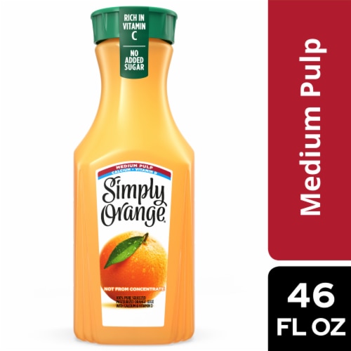 Simply® Medium-Pulp Calcium & Vitamin D Orange Juice Bottle
