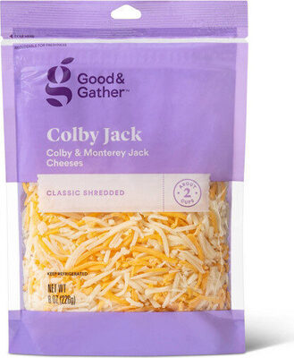 Good & Gather Shredded Colby Jack Cheese 8 oz pack