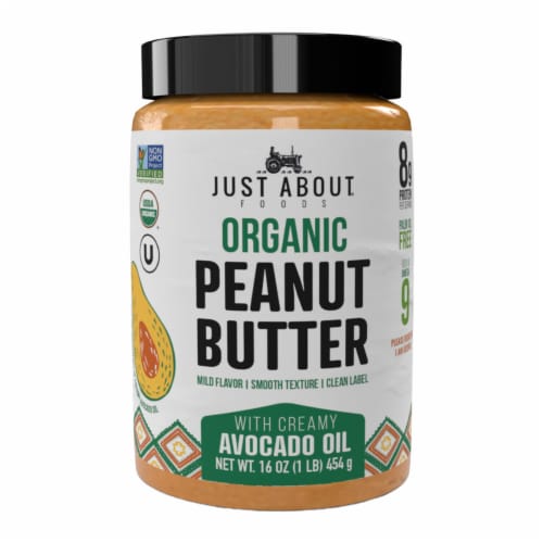 ORGANIC PEANUT BUTTER MADE WITH CREAMY AVOCADO OIL