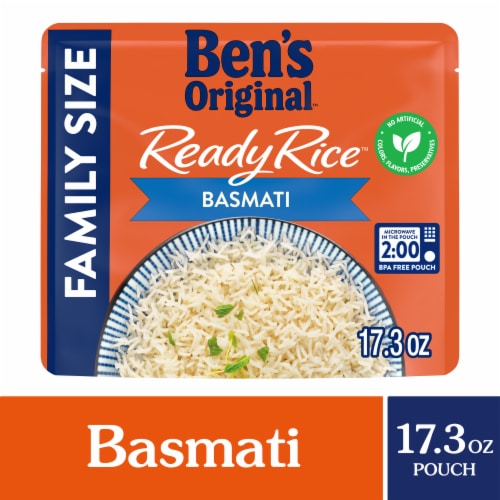 Ben's Original Ready Rice Basmati Rice, Easy Dinner Side, 17.3 oz Pouch