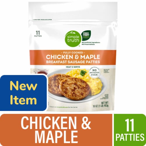 Simple Truth® Chicken and Maple Breakfast Sausage Patties