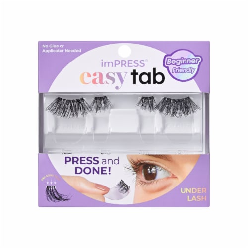 Kiss imPRESS® Beginner Friendly Press On Under Lash Falsies Easy Tab - 03