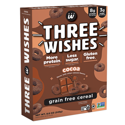 Three Wishes Grain Free Cereal - Cocoa