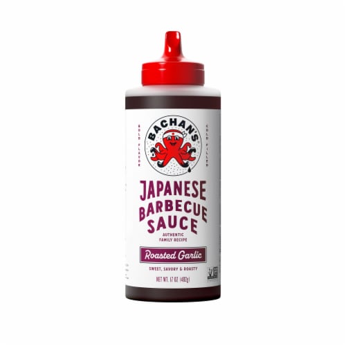 Bachan's Roasted Garlic Japanese Barbecue BBQ Sauce, Bold, Fresh, Umami Flavor