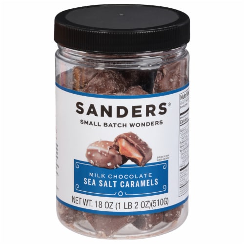 Sanders® Small Batch Wonders Milk Chocolate Sea Salt Caramels Tub
