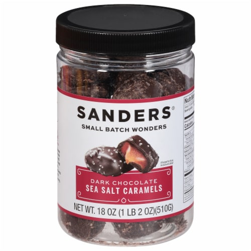 Sanders® Dark Chocolate Sea Salt Caramels Tub