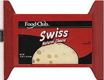 Food Club Swiss Cheese 16oz