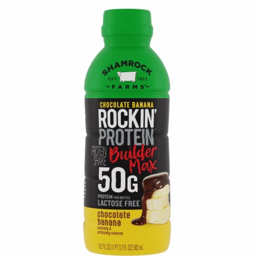 Shamrock Rockin' Protein 50g Max Chocolate Banana Protein Shake