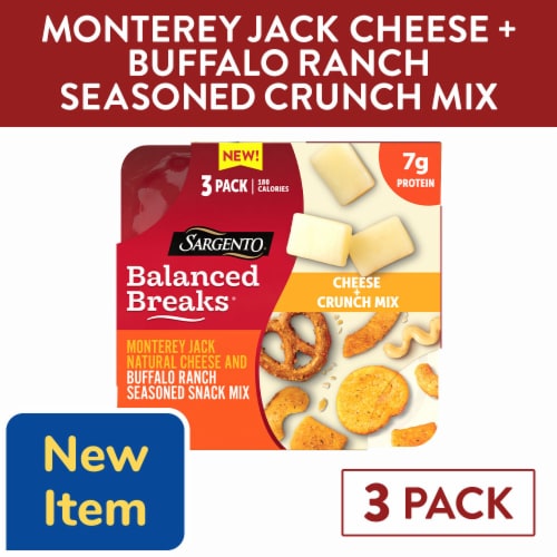 Sargento® Balanced Breaks® Monterey Jack & Buffalo Ranch Seasoned Snack Mix Packs