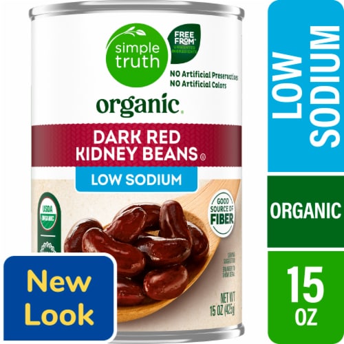 Simple Truth Organic® Low Sodium Dark Red Kidney Beans