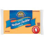 Crystal Farms Medium Cheddar Chunk 16 oz