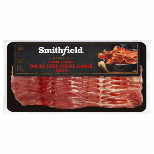 Smithfield® Premium Bacon Lover's Double Thick Double Smoked Bacon