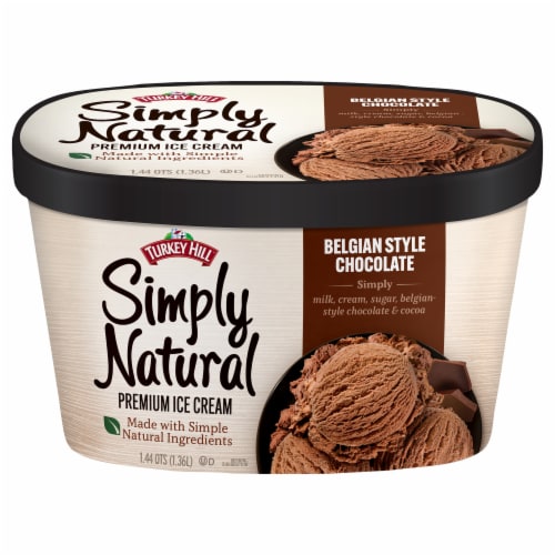 Turkey Hill® Simply Natural Belgian Style Chocolate Premium Ice Cream Tub