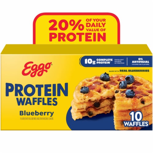 Eggo® Protein Blueberry Frozen Waffles